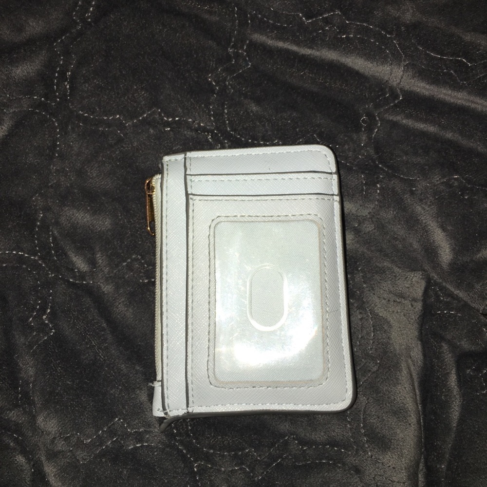 Baby blue credit card holder